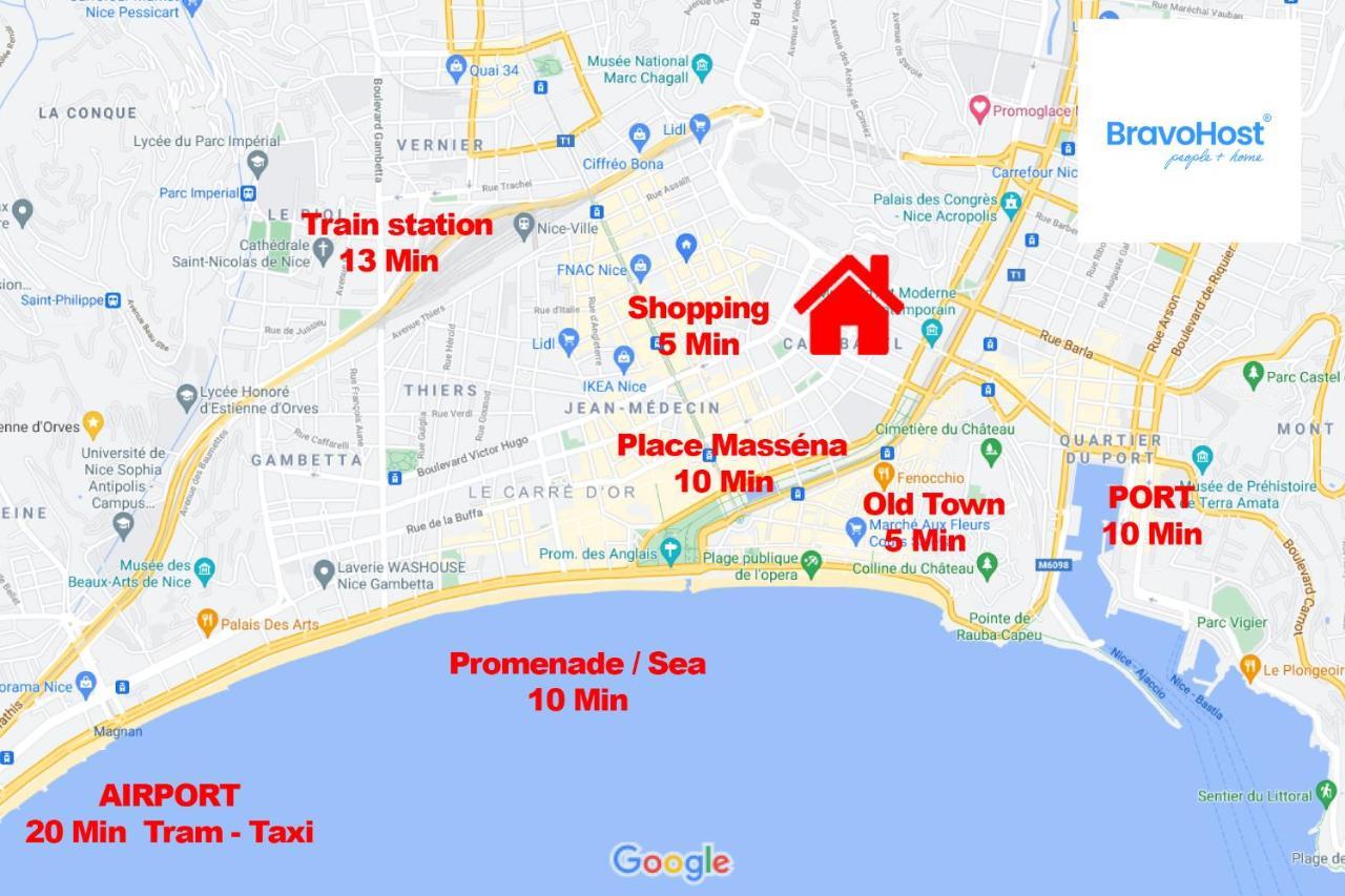 Gioffredo 4 Pers Centrale Wifi Apartment *